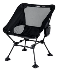 2 iClimb Ultralight Compact 19.7D x 20.9W x 26.4H in, Black x 2 Camping Chairs