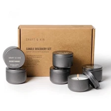 Scented Votive Candle Gift Set of 6 | Small Luxury Fall Scented Candles Gift ...