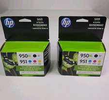 8 -PACK HP GENUINE 950XL BLACK 951 COLOR INK OFFICEJET PRO 8610 SEALED 7/2021