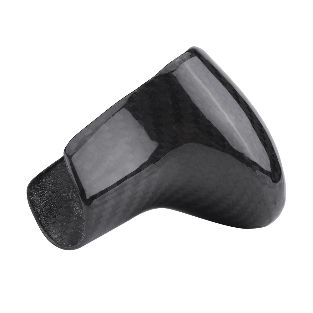 Gear Shift Trim Shift Knob Trim Fashionable Wearproof Carbon Fiber Black