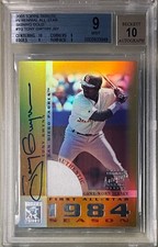 TONY GWYNN 2003 Topps TRIBUTE Perennial All-Star Signing Gold JSY AUTO /25 BGS 9