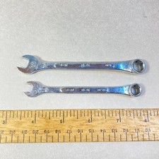 Vintage S-k Wrench Set 2pc 38 516 Combination 6 Point Sae Usa Vintage S-k Wrench Set 2pc 38 516 Combination 6 Point Sae Usa