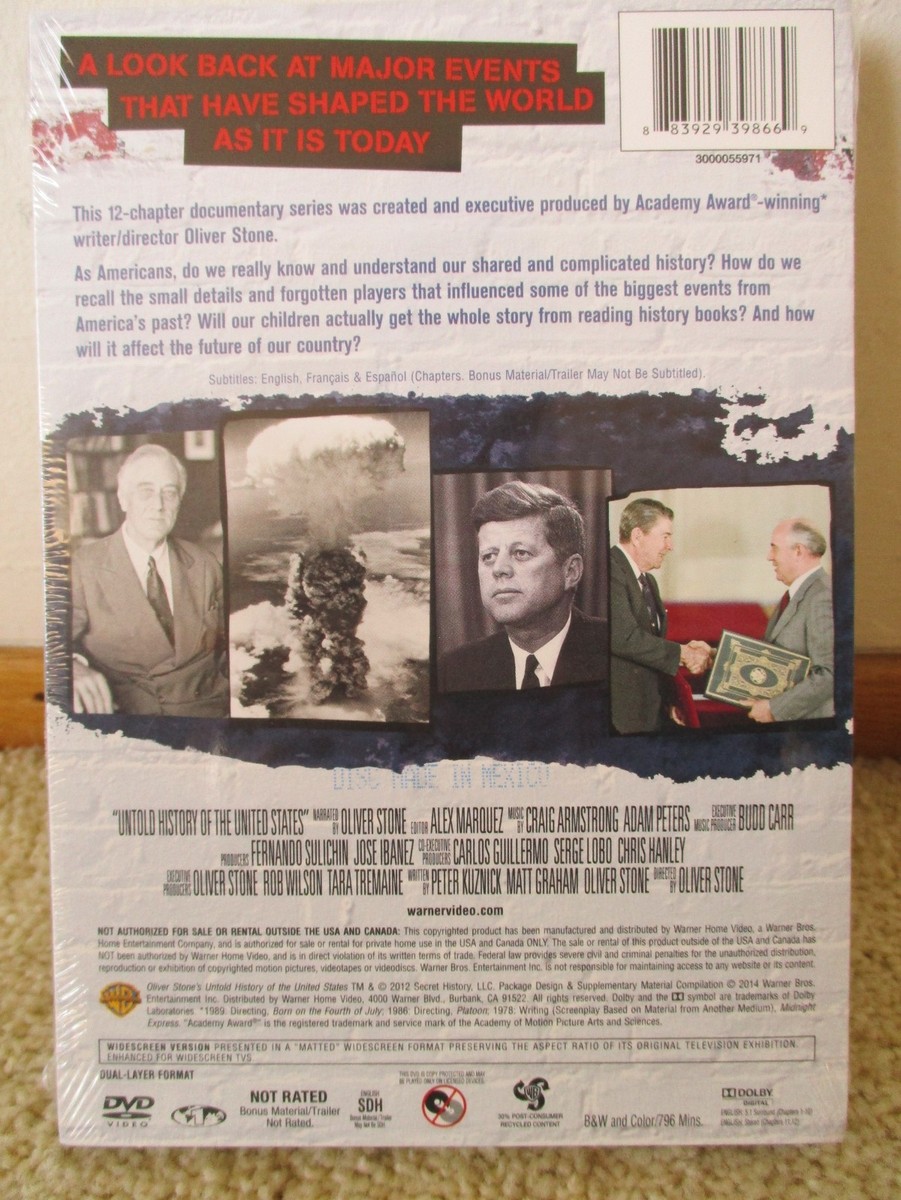 Untold History of the United States (DVD, 2014, 4-Disc Set) for