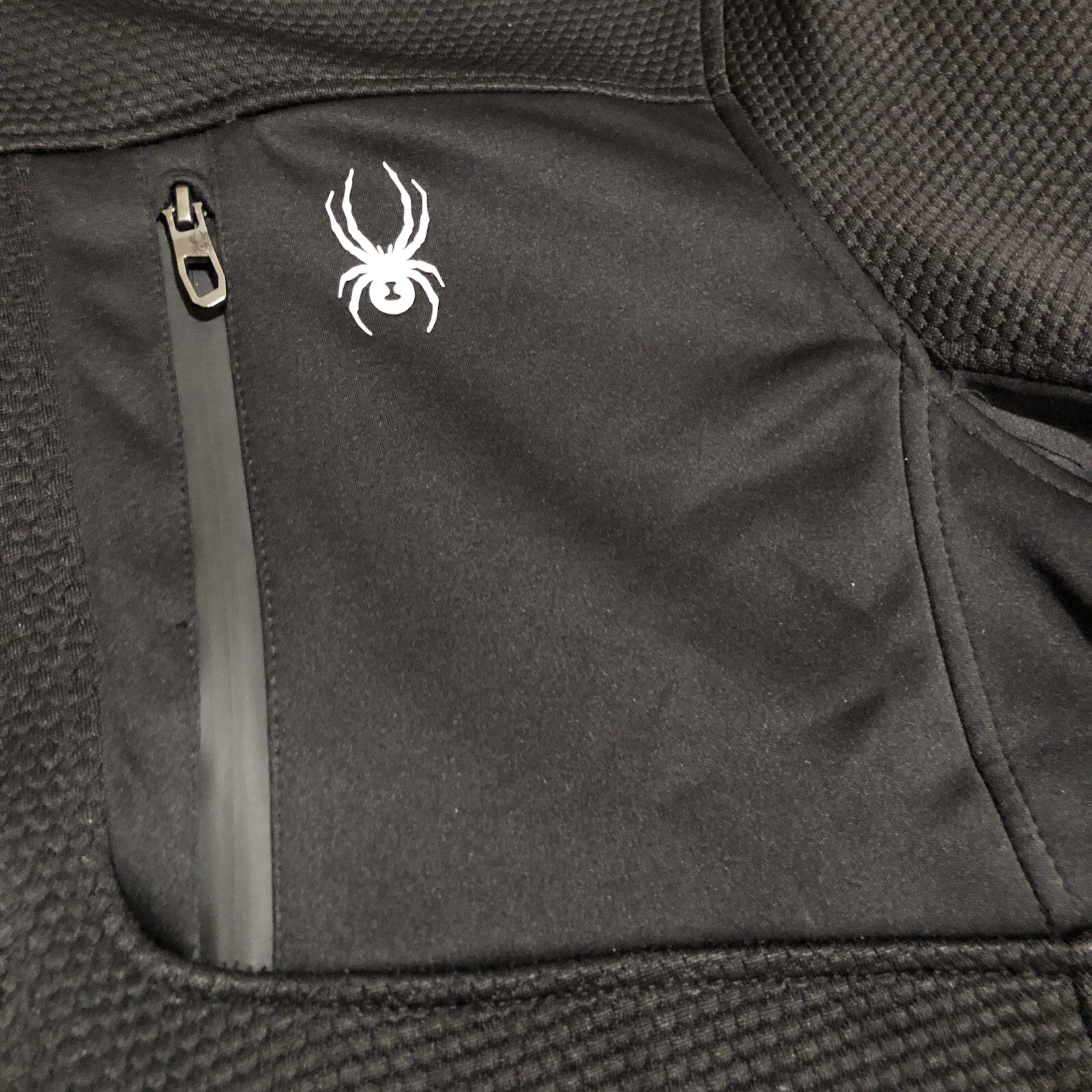 Spyder Black Full Zip Performance Jacket Men’s Sm… - image 7