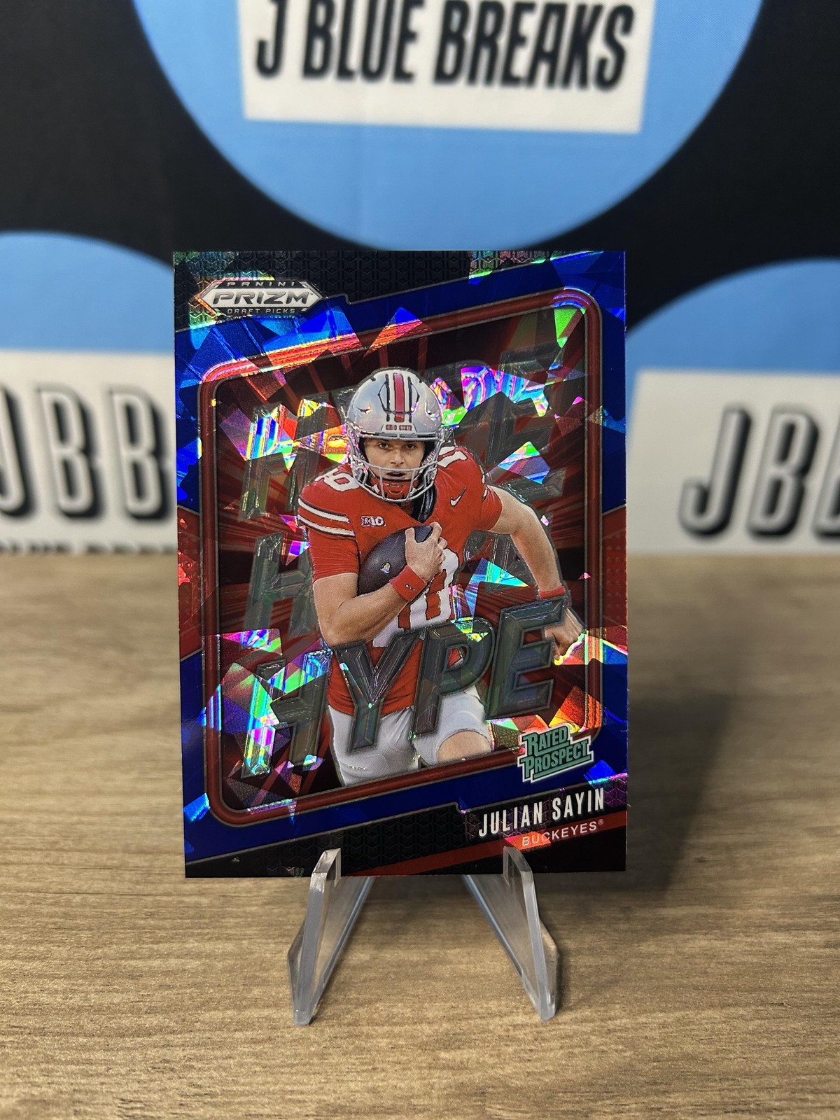 2025 Panini Prizm Draft Picks #20 Julian Sayin Hype Blue Ice #/149