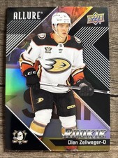 2024-25 Upper Deck Allure - Rookies Olen Zellweger #106 Black Rainbow (RC)