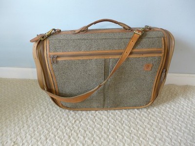 Hartmann Carry On Garment Bag Vintage Hartmann Luggage Tweed
