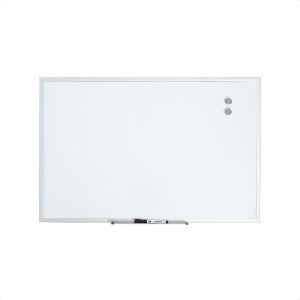 35 x 23 in. Magnetic Dry Erase Whiteboard, Silver Metal Fram