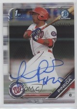2019 Bowman Chrome Prospects Refractor 450/499 Israel Pineda #CPA-IP Auto 5j0