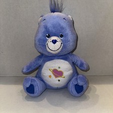    Sweet Dreams Care Bear 10   Stuffed Animal Plush Lavender Purple Pink Moon  
