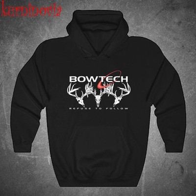 Bowtech Inspired Archery Hoodie Unisex Black S 3XL