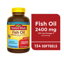 Nature Made Fish Oil 2400mg Per Serving Softg...