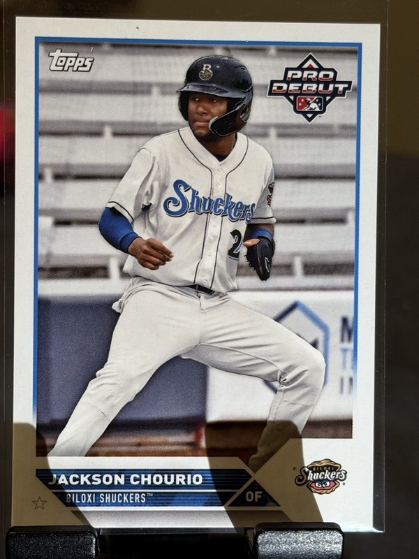 Topps Pro Debut 2023 Jackson Chourio #PD-40 Biloxi Shuckers MiLB