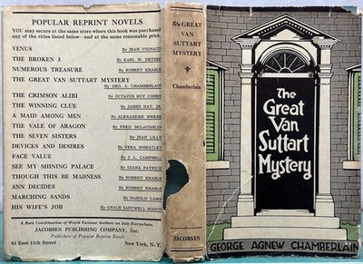 George Agnew Chamberlain / The Great Van Suttart Mystery 1930 Mystery Ristampa