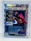 2026 Panini Contenders PFL Cedric Doumbe Main Card Ticket Auto #40/75