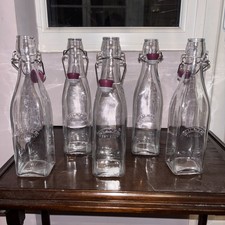 Kilner Clip Top Preserving Glass Bottles X5