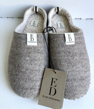 NWT Ellen DeGeneres Womens Slippers ED-Moriah Wool Blend Slip-On-Size M 7/8