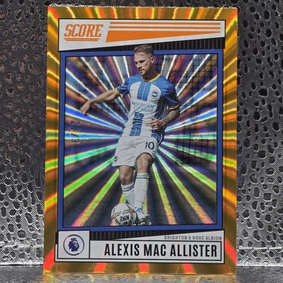 Alexis Mac Allister /35 Orange Laser 2022-23 Score Liverpool Argentina