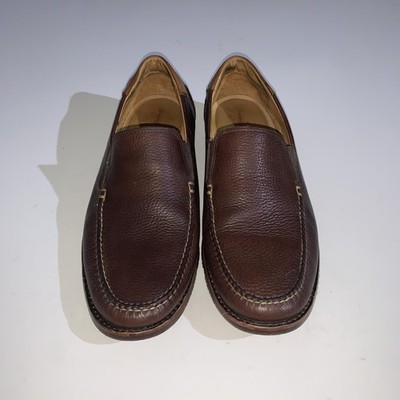 Tommy Bahama Faxon Shoes Mens 10 Brown Leather Slip On  display picture 1