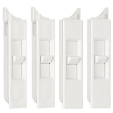 Tilt Latch Pairs White Plastic Construction Snap-In Latch Pairs Spring Loaded...