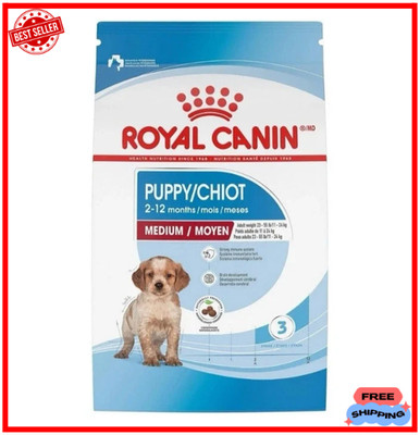 Royal Canin Size Health Nutrition Medium Puppy Dry Dog Food 30 lb, FREE SHIPPING