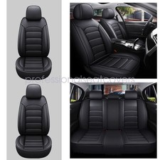 For Toyota Camry Car 5 Seat Covers Front Rear Full Set Protector Cushion Black