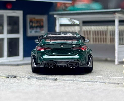 SW 1:64 Green M4 ADRO BODY KIT Coupe Sports Model Diecast Metal Car Collection - Picture 8 of 9