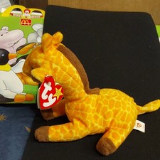 Ty Beanie Baby -  TWIGS the Giraffe with Tag. Vintage 1995 Collectable 