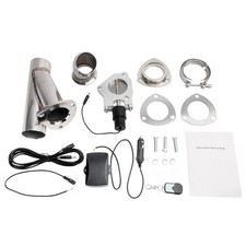 2.5 63.5mm Remote Electric Exhaust Catback Downpipe Valve System