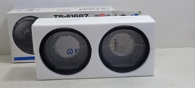 Vintage Old School Pioneer TS-F1687 Car Speaker GRILL COVERS & BOX ONLY - READ!