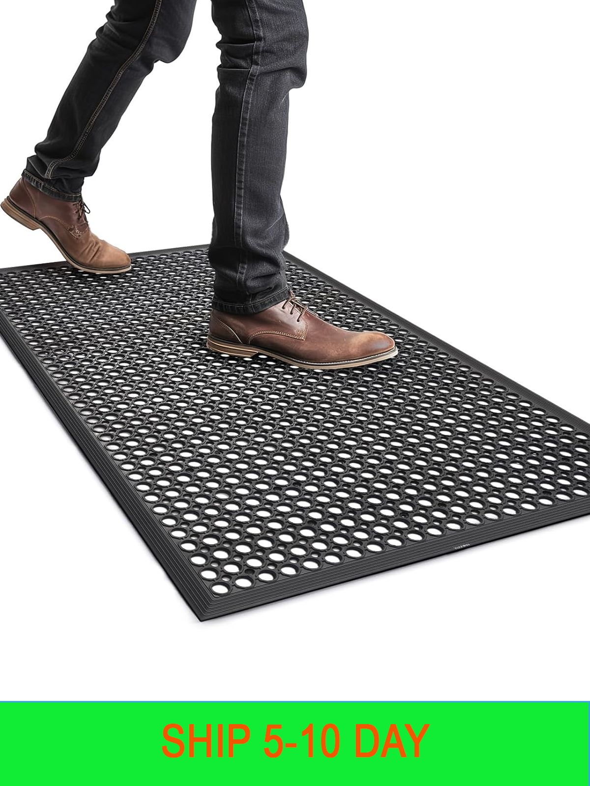 Non-Slip Anti-Fatigue Outdoor Rubber Floor Mat 36x6 for Restaurants