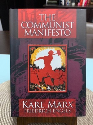 Karl Marx & Friedrich Engels munist Manifesto Illustrated Vintage Book