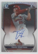 2023 Bowman Draft Chrome Prospect HTA Choice Refractor Travis Honeyman Auto 1d59