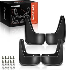 A-Premium Set of 4PCS Mud Flaps Splash Guards Mudguards Mudflaps with Hardware C