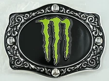 Monster Energy Promo Belt Buckle Supplement Drink Gamer Skater Mixology