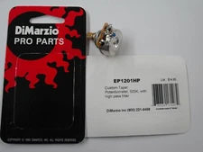 DiMarzio 500K Short Split Shaft Volume Pot W/High Pass Filter EP1201HP