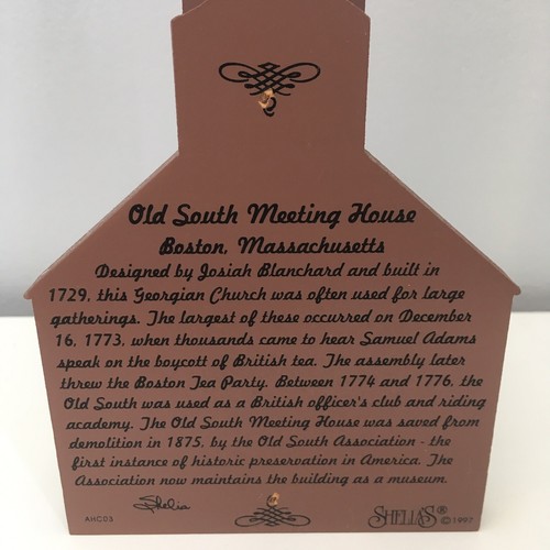 Lot of 3 Shelf Sitter Churches St Bridget, Nevada City, Old South Meeting House - Picture 5 of 12