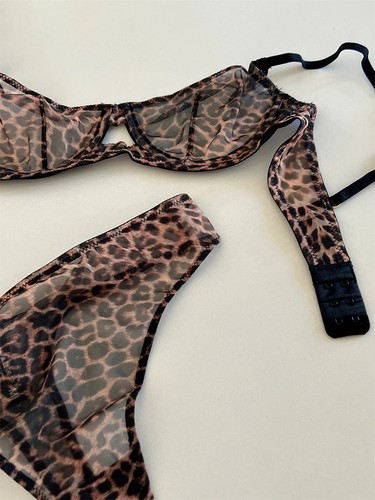 Women Sexy Bra Panty Set Lace Seamless Underwear Set Thong Lingerie See Through - Picture 13 of 27