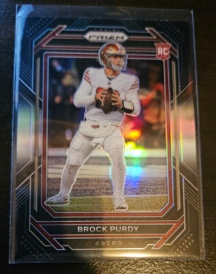 2022 BROCK PURDY Panini Chronicles Prizm Black Silver Prizm Rookie