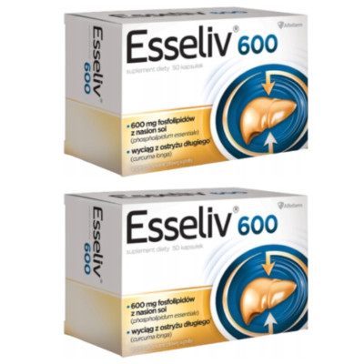 (Einheit/0,35 ) 2 x Esseliv 600 Gesunde Leber 2 x 30 Kapseln D/S