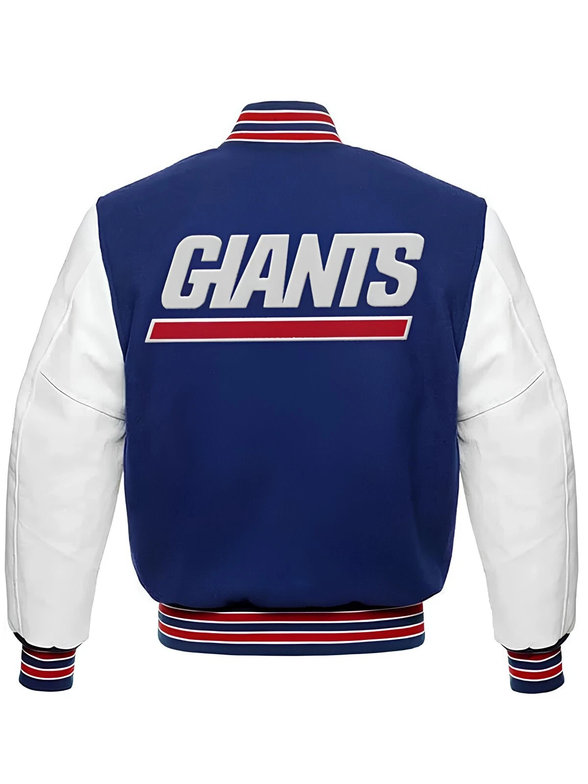 New York Giants RoyalBlue Body White Letterman Jacket Varsity Jacket