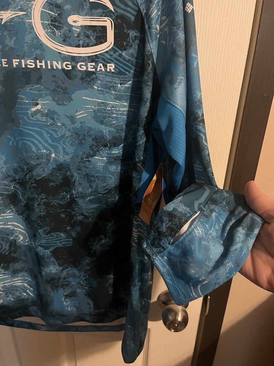 T-shirt Columbia PFG Super Terminal Tackle Gris (Homme, Taille M) - Pêche & Outdoor