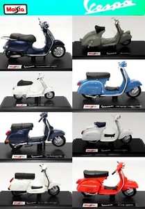 Vespa Motor Scooters 1 18 Scale Die Cast Model Piaggio 125 150 Sprint Veloce Gtr Ebay