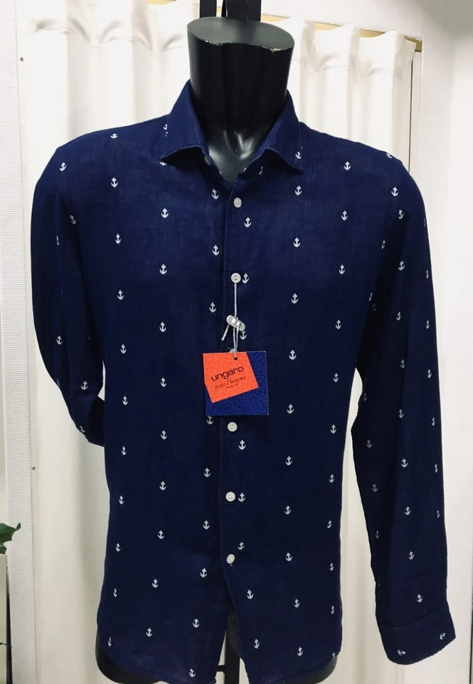 CAMICIA UOMO TAGLIA  XL  FIRMATA  UNGARO  SHIRT  MAN - Immagine 4 di 4