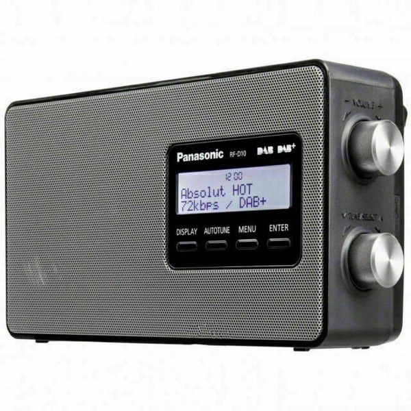 Panasonic RFD10 Portable DAB/DAB+ Radio Black for sale online eBay