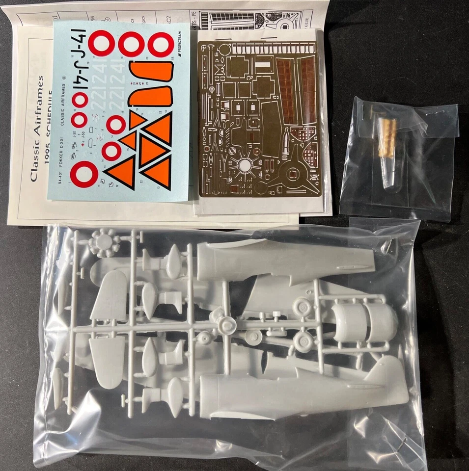 1/48 Classic Airframes FOKKER D.XXI #401 COLLECTION FIRST KIT EDUARD  +docu GIFT - Immagine 4 di 4