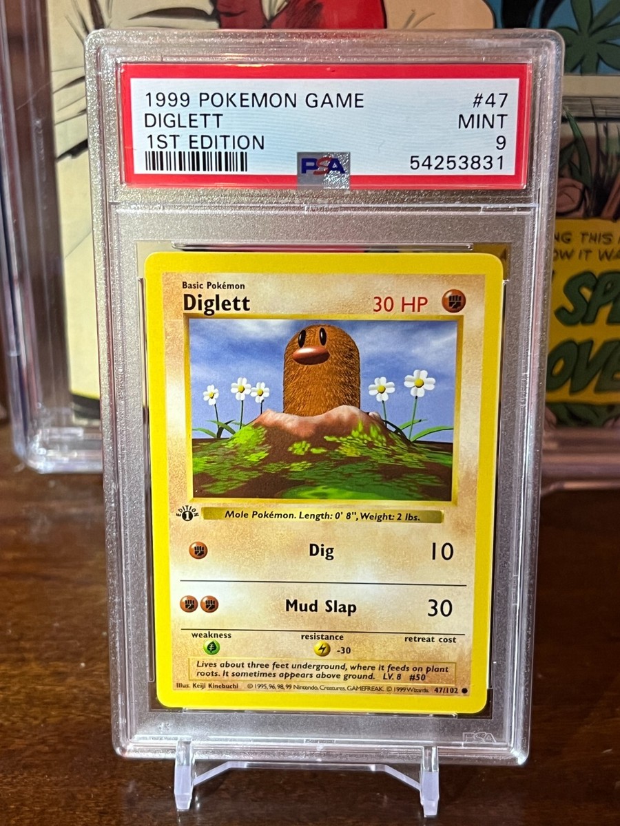 first edition diglett pokemon card Diglett First Edition Pokmon Card 55/108