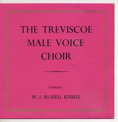 TREVISCOE MALE VOICE CHOIR abide with me*love could i only tell thee 1964 UK 45