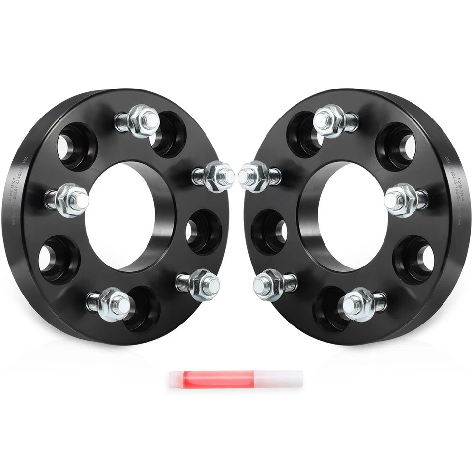 2Pcs 1" or 25mm 5x4.75 Wheel Spacers 7/16"x20 For Chevrolet Chevelle 1964-1972 - Image 3 of 4