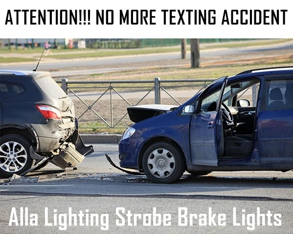 Alla Lighting 7440 STROBE Blinking 4T Brake Light Bulb|Center High Stop|Blinker - Image 4 of 4